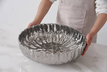 Load image into Gallery viewer, Mascali Silver Extra Large Shallow Bowl