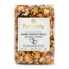 Load image into Gallery viewer, Caramel Chocolate Drizzle Gourmet Popcorn - Medium Bag