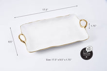 Load image into Gallery viewer, Golden Handles Large Platter