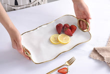 Load image into Gallery viewer, Golden Handles Small Platter