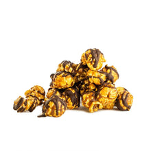 Load image into Gallery viewer, Caramel Chocolate Drizzle Gourmet Popcorn - Medium Bag