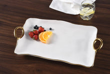 Load image into Gallery viewer, Golden Handles Large Platter