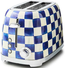 Load image into Gallery viewer, Mackenzie Childs Royal Check Electric Toaster