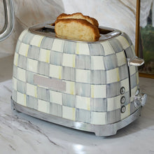 Load image into Gallery viewer, Mackenzie Childs Sterling Check Electric Toaster