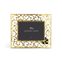 Load image into Gallery viewer, Michael Aram Heart Gold Frame 5x7