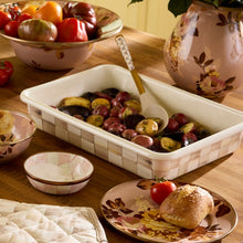 Load image into Gallery viewer, Mocha Check 9" x 13" Baking Pan