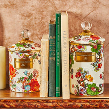 Load image into Gallery viewer, White Flower Market Large Canister