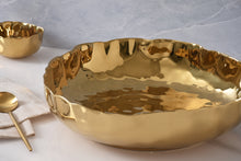 Load image into Gallery viewer, Gold Portofino XL Shallow Bowl