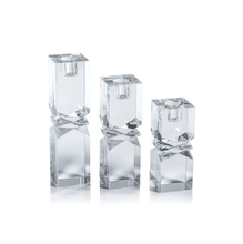 Load image into Gallery viewer, Vienna Crystal Candle Holders - Tall