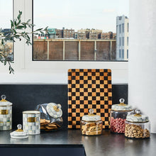 Load image into Gallery viewer, Sterling Check Small Kitchen Canister