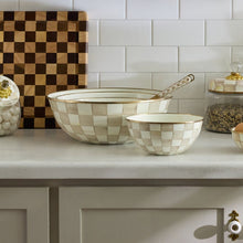 Load image into Gallery viewer, Mocha Check Large Everyday Bowl