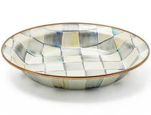 Load image into Gallery viewer, Sterling Check Enamel Pie Plate