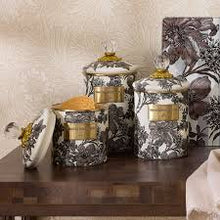 Load image into Gallery viewer, Sterling English Garden Canister -Medium