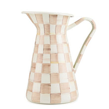 Load image into Gallery viewer, Mocha Check Large Practical Pitcher