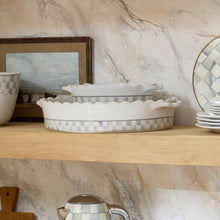 Load image into Gallery viewer, Sterling Check Everyday Small Oval Baker