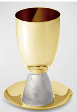 Load image into Gallery viewer, Coluna Kiddush Cup, Marble & Gold