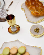 Load image into Gallery viewer, Coluna Kiddush Cup, Marble & Gold