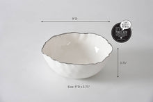 Load image into Gallery viewer, Portofino Silver Rim Medium Bowl
