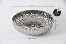 Load image into Gallery viewer, Mascali Silver Extra Large Shallow Bowl