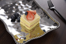 Load image into Gallery viewer, Silver Bead Small Platter