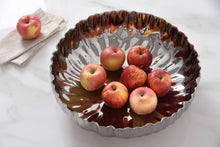 Load image into Gallery viewer, Mascali Silver Extra Large Shallow Bowl
