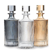 Load image into Gallery viewer, Vertical Optic Amber Decanter
