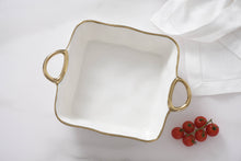 Load image into Gallery viewer, Golden Handles 8" Square Baking Dish
