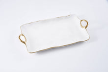 Load image into Gallery viewer, Golden Handles Large Platter
