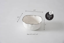 Load image into Gallery viewer, Portofino Silver Rim Snack Bowl
