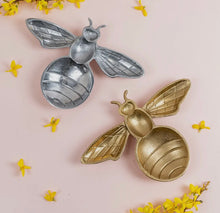 Load image into Gallery viewer, Bee Shaped Gold Tray
