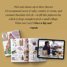 Load image into Gallery viewer, Caramel Chocolate Drizzle Gourmet Popcorn - Medium Bag

