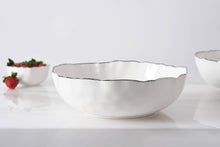 Load image into Gallery viewer, Portofino Silver Rim Large Bowl
