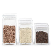 Load image into Gallery viewer, Square Lucite Canisters

