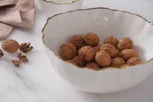 Load image into Gallery viewer, Portofino Gold Rim Medium Bowl

