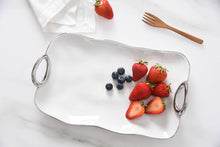 Load image into Gallery viewer, Silver Handles Small Platter
