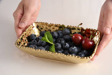 Load image into Gallery viewer, Gold Rectangular 7" Dish
