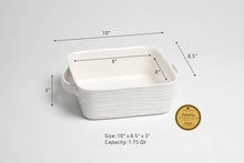 Load image into Gallery viewer, Le Blanc 8" Square Baking Dish
