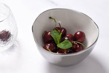 Load image into Gallery viewer, Silver and White Small Bowl
