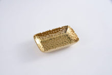 Load image into Gallery viewer, Gold Rectangular 7" Dish
