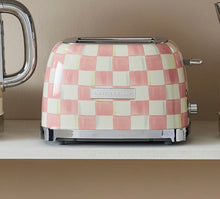 Load image into Gallery viewer, Mackenzie Childs Rosy Check Electric Toaster
