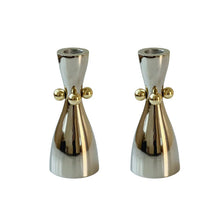 Load image into Gallery viewer, Golden Ball Candlesticks
