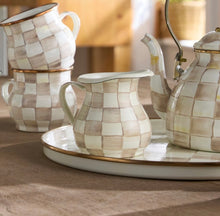 Load image into Gallery viewer, Mocha check creamer
