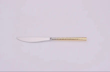 Load image into Gallery viewer, Ombre Gold Handle Flatware Set, Service For 4
