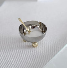 Load image into Gallery viewer, Golden Ball Salt Cellar
