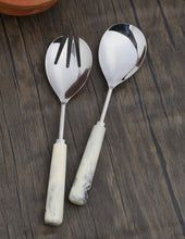 Load image into Gallery viewer, Marble Salad Servers
