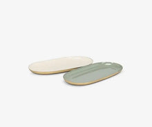 Load image into Gallery viewer, Pearl Small Oval Enamel Tray
