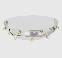 Load image into Gallery viewer, Stainless Steel Bowl with Gold Balls
