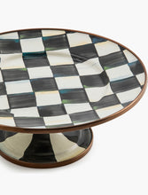 Load image into Gallery viewer, Courtly Check Small Pedestal Platter
