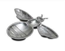 Load image into Gallery viewer, Bee Shaped Silver Tray
