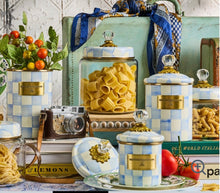 Load image into Gallery viewer, Sky Check Large Kitchen Canister
